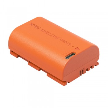 스몰리그 5407 캐논 LP-E6P 카메라 배터리 USB-C 충전식 KC인증 오렌지