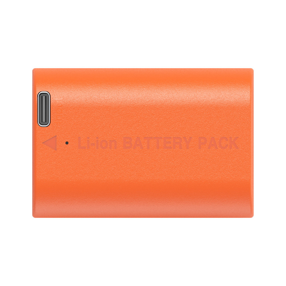 스몰리그 5407 캐논 LP-E6P 카메라 배터리 USB-C 충전식 KC인증 오렌지