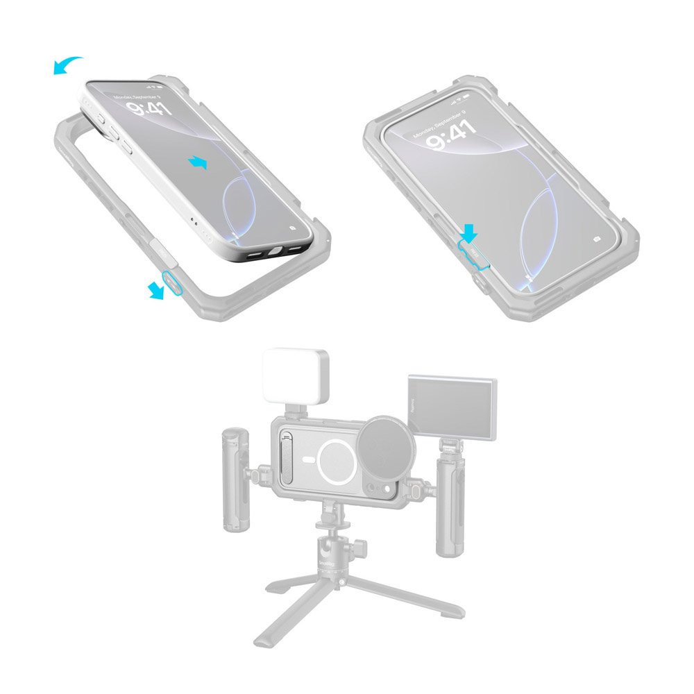 스몰리그 5550 아이폰17 프로 FilMov 초경량 케이스 화이트