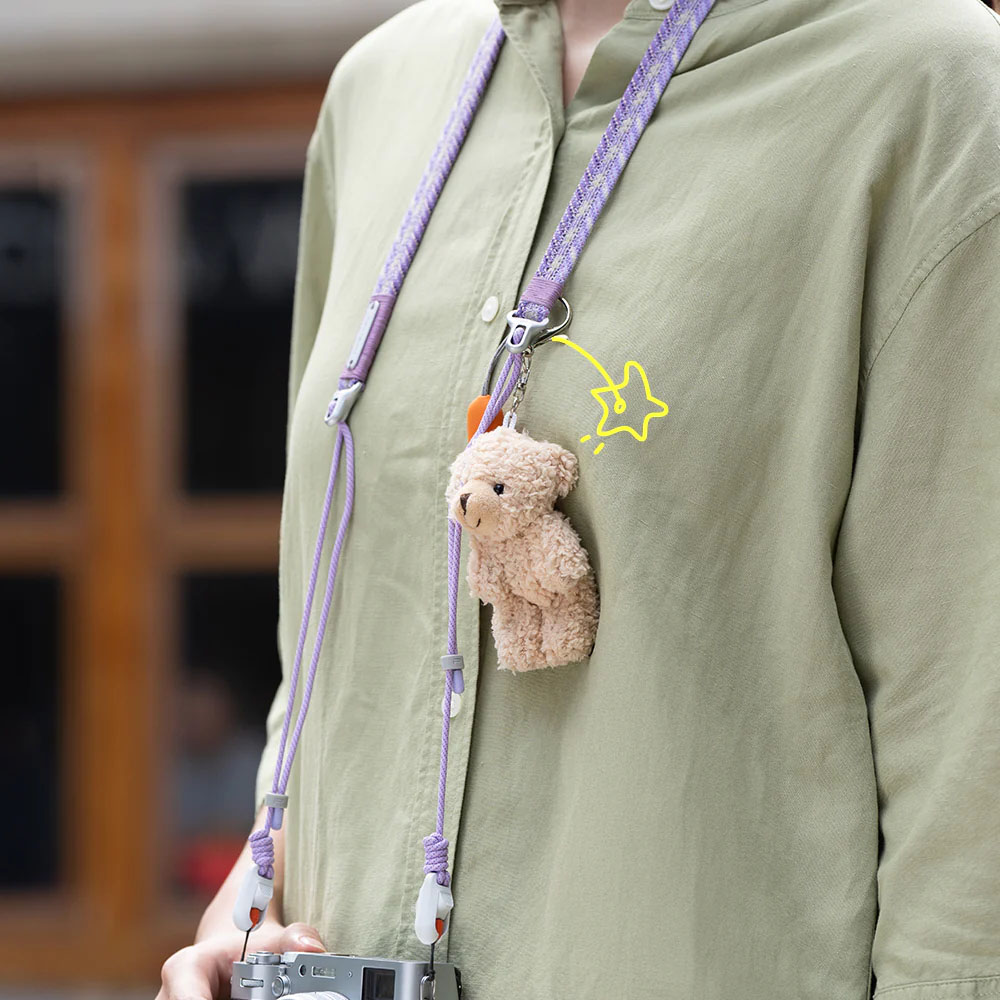 피지테크 카메라 스트랩 슬림 트렌디 퍼플 P-CB-435