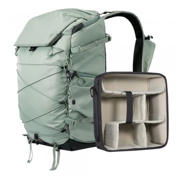 레오포토 BACKUP 35L 카메라 백팩 그린 (인서트 M 포함)