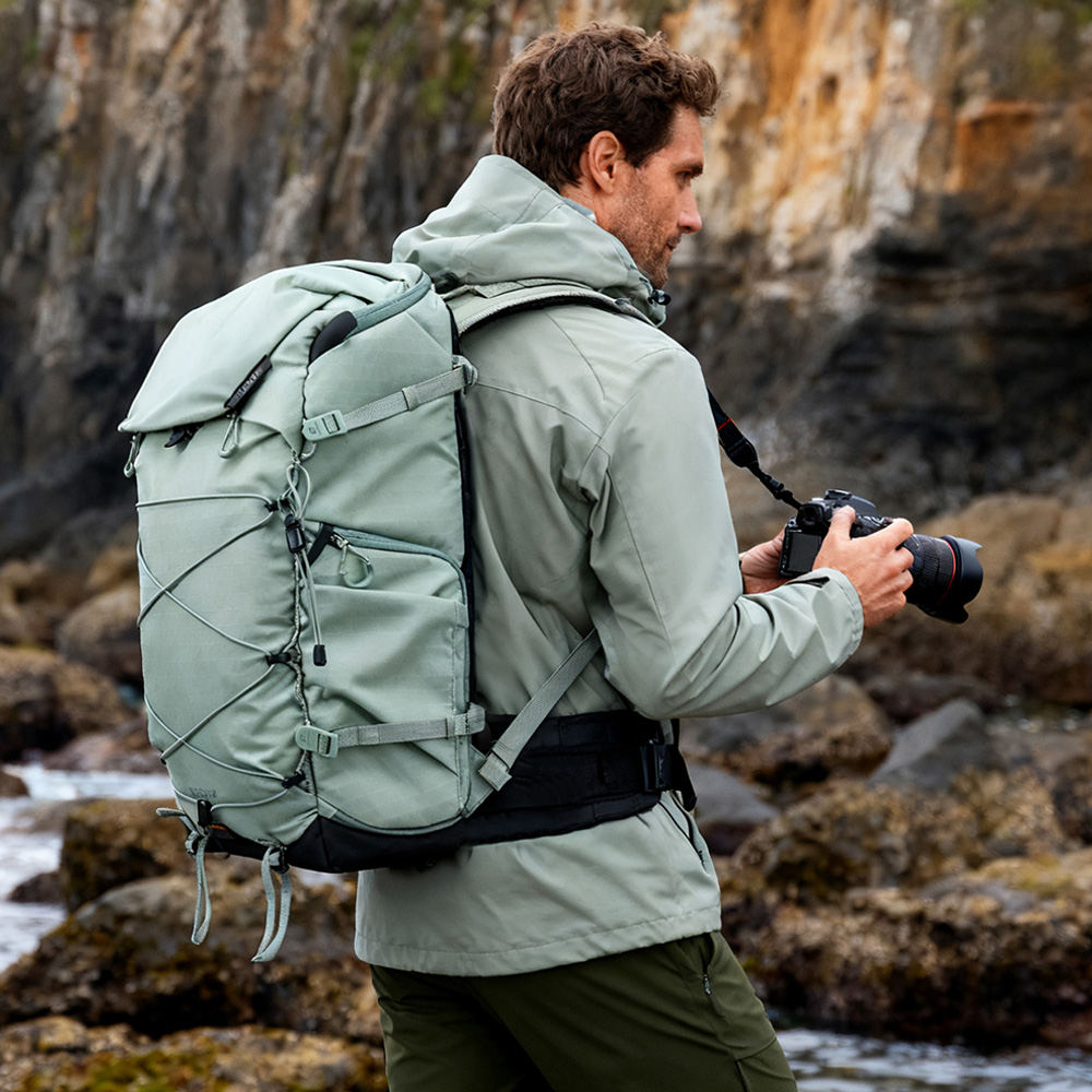 레오포토 BACKUP 35L 카메라 백팩 오렌지 (인서트 M 포함)