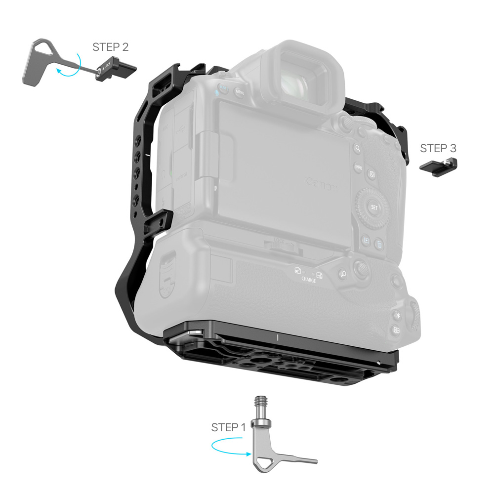 스몰리그 5623 캐논 EOS R5 MARK II BG-R20 배터리 그립 케이지