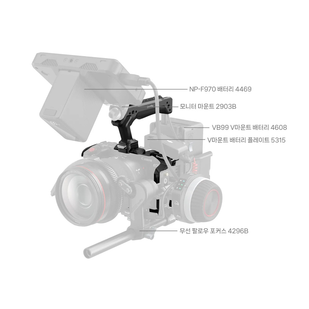 스몰리그 5809 캐논 EOS C50 케이지 키트