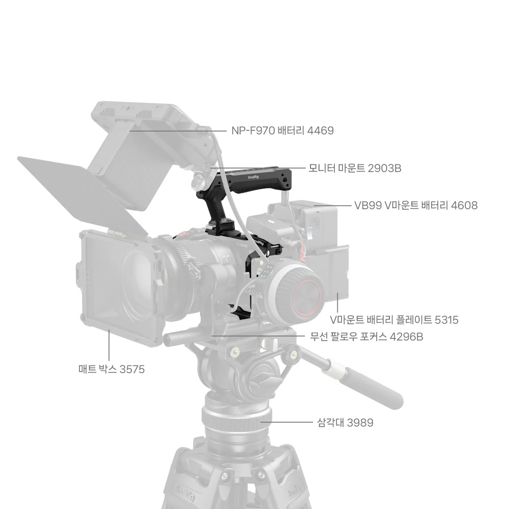 스몰리그 5809 캐논 EOS C50 케이지 키트
