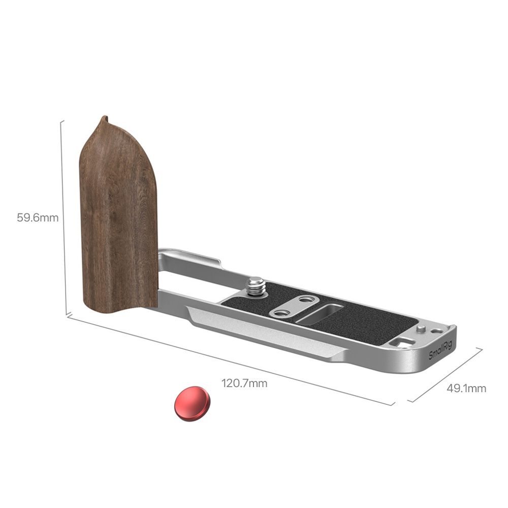 스몰리그 5667 후지 X-T30 / X-T30II / X-T30III 그립 플레이트 실버