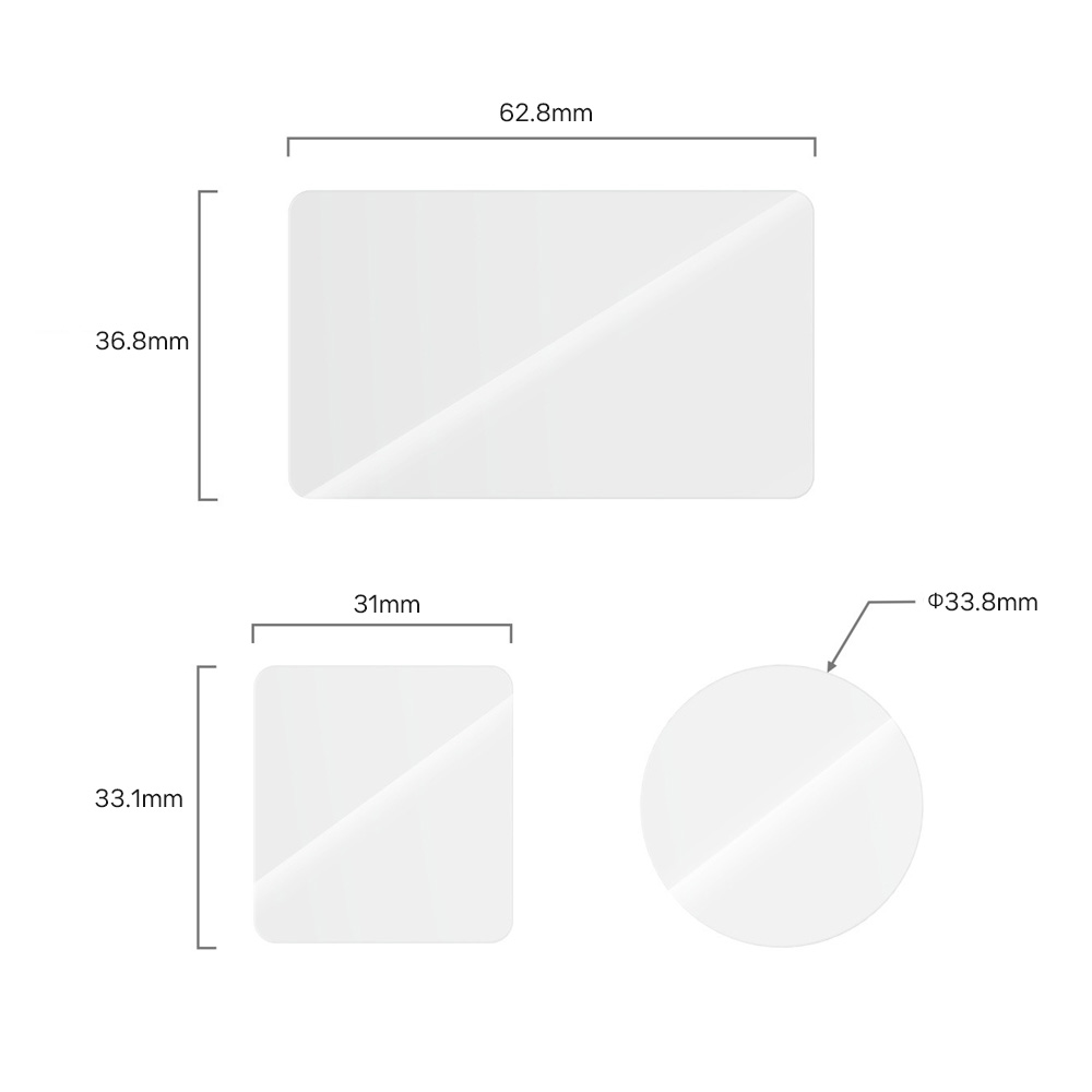 스몰리그 5892 DJI 오즈모 액션6 강화유리 보호 필름 키트