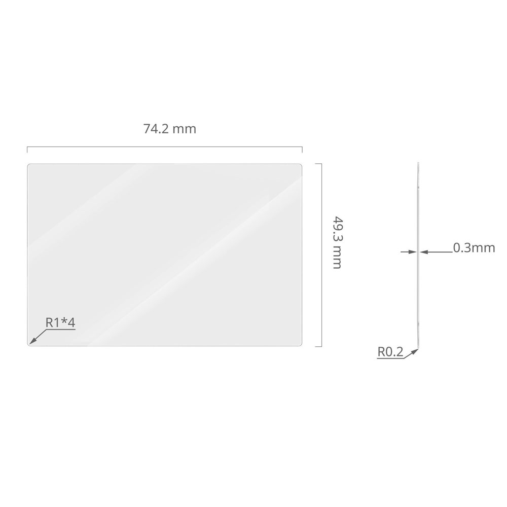 스몰리그 5803 후지 X100VI / X100V / X-E4 / X-T4 / 리코 GR IV 화면 보호