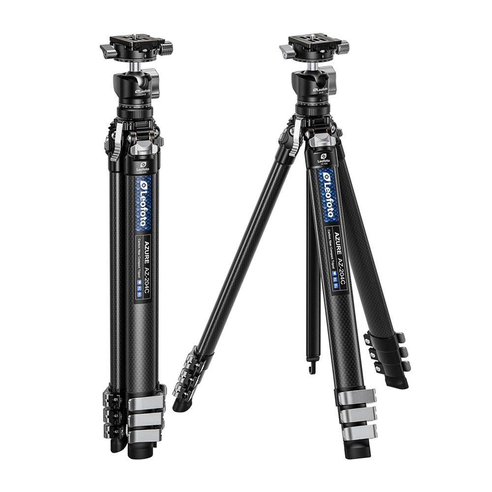 레오포토 아쥬르 퀵 릴리즈 AZ-204C+LH-25R 카본 여행용 삼각대 볼헤드 세트