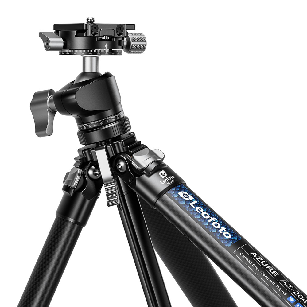 레오포토 아쥬르 퀵 릴리즈 AZ-204C+LH-25R 카본 여행용 삼각대 볼헤드 세트