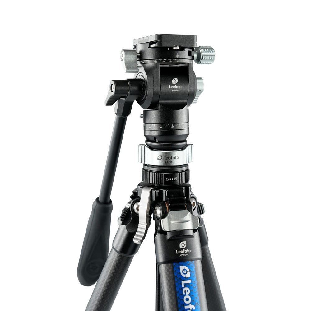 레오포토 아쥬르 퀵 릴리즈 AZ-204C+BV-0R+LB-38 카본 삼각대 비디오헤드 세트