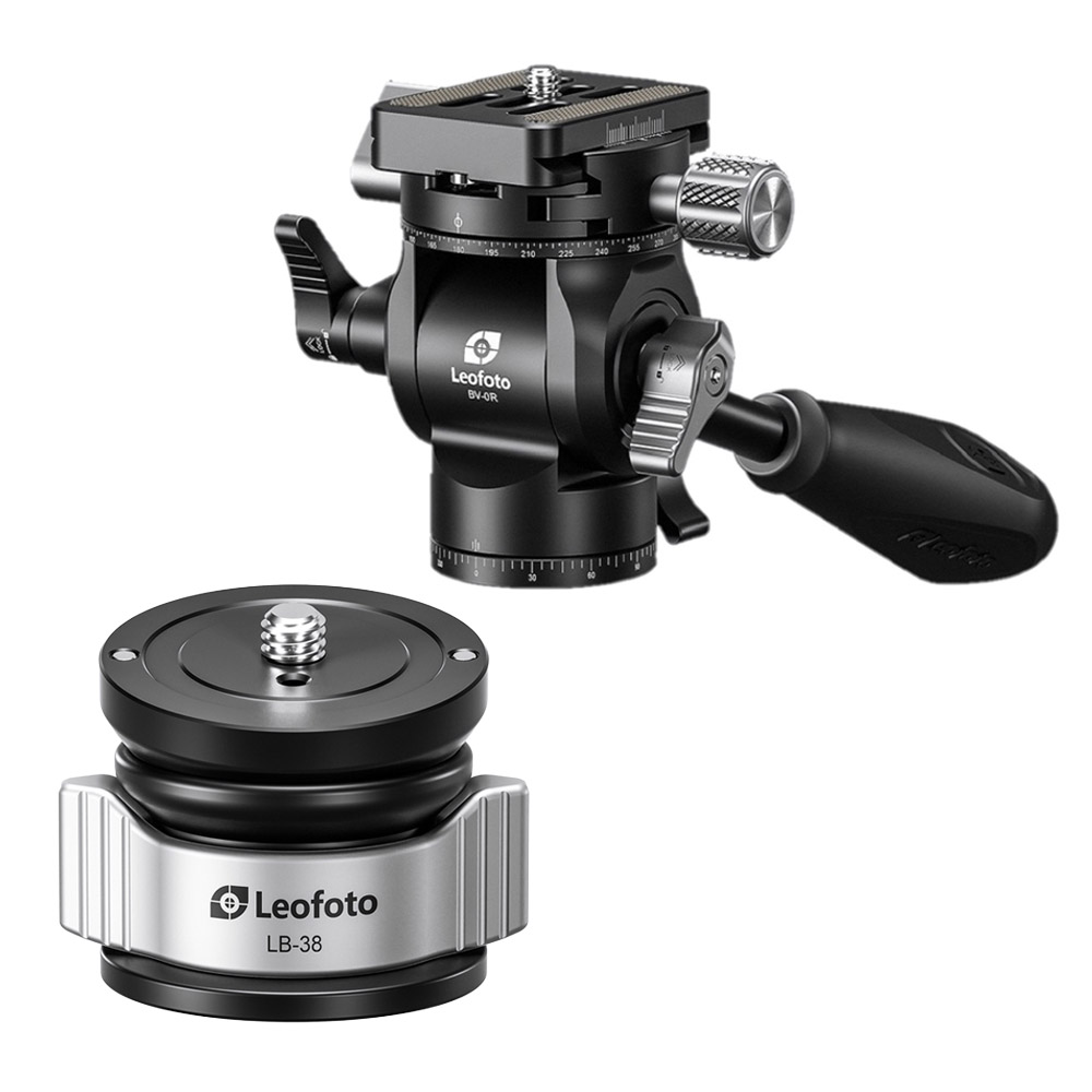 레오포토 아쥬르 퀵 릴리즈 AZ-204C+BV-0R+LB-38 카본 삼각대 비디오헤드 세트