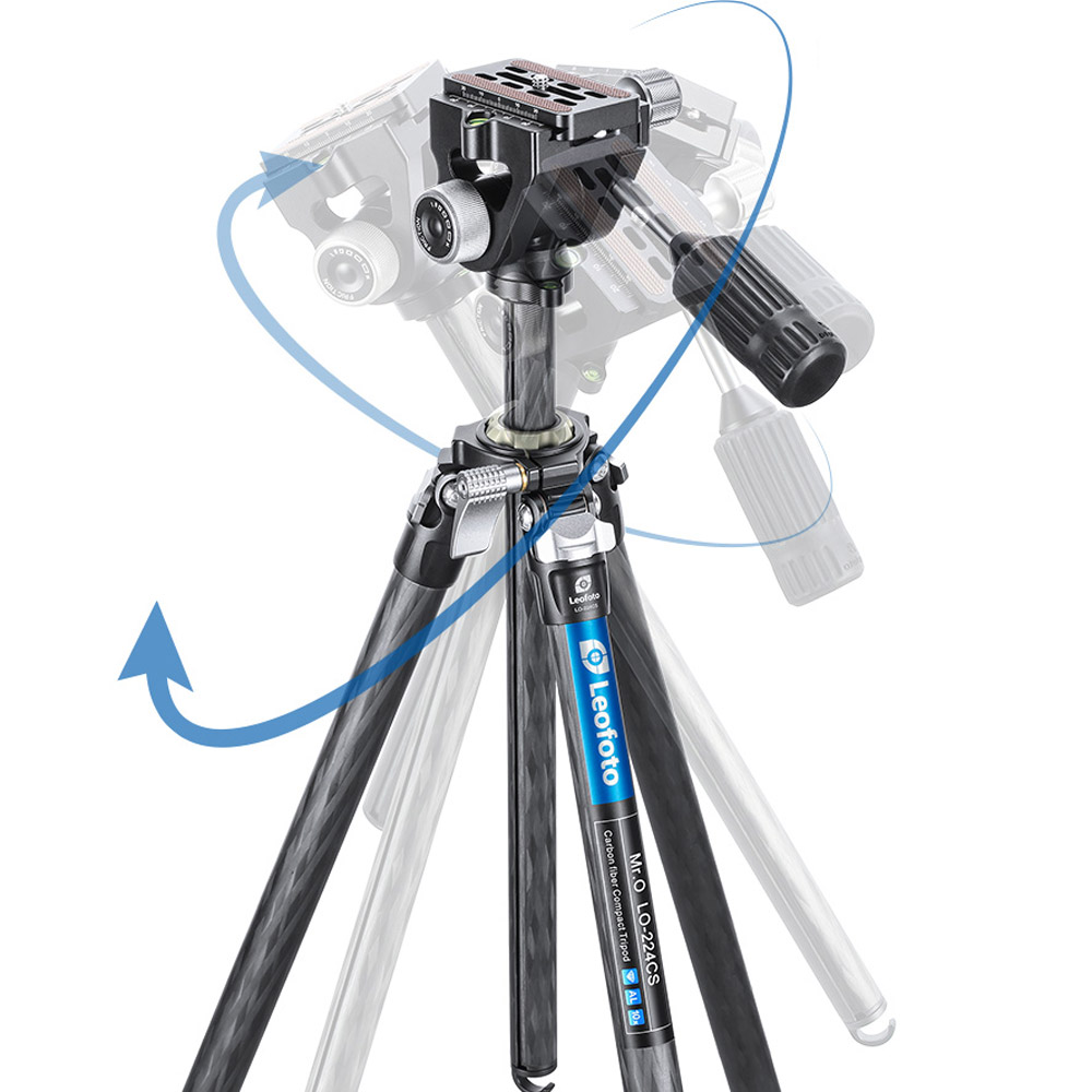 [리퍼비시 A] 레오포토 LO-224CS+SW-02 카본 조류 탐조 삼각대