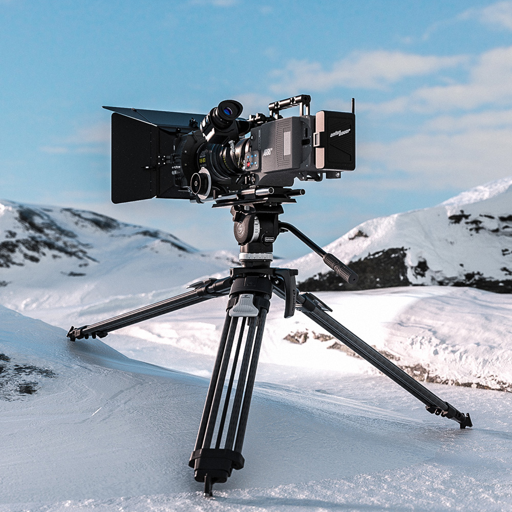 [리퍼비시 A] 레오포토 카본 비디오 삼각대 LVF-163C+FH-10