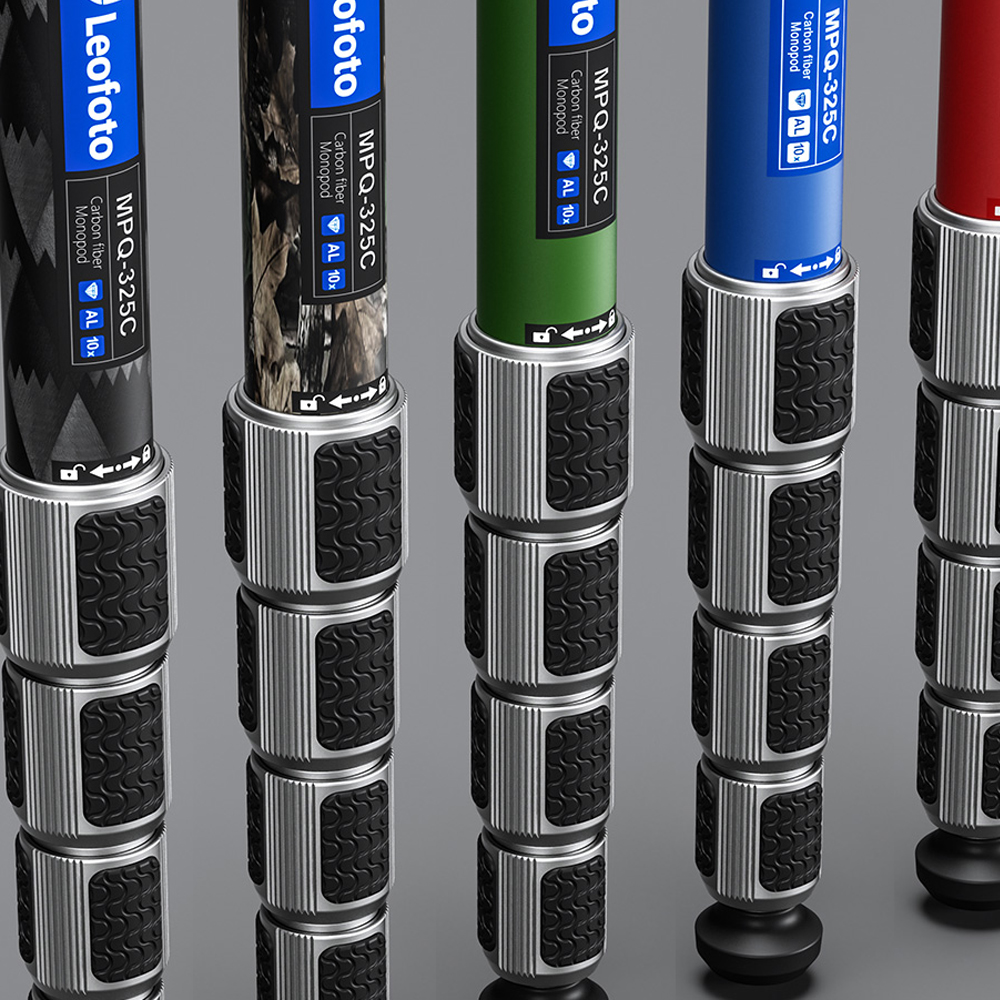 [리퍼비시 A] 레오포토 MPQ-325C 모노포드 10X 카본 블랙