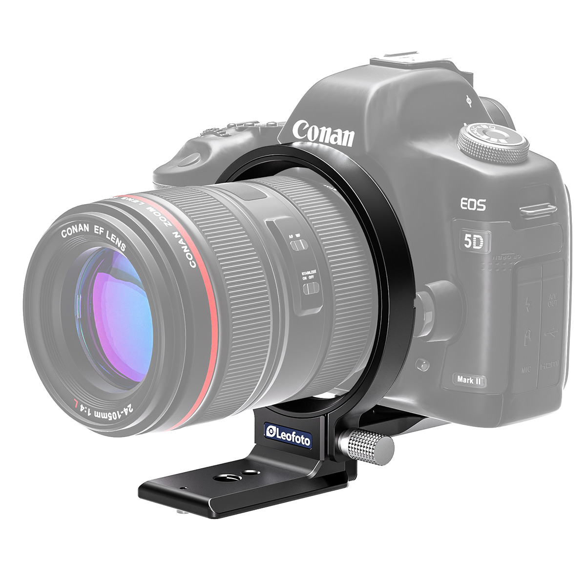 [리퍼비시 A] 레오포토 UL-03 360도 회전식 마운트 플레이트 블랙