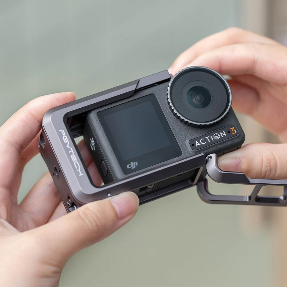 [리퍼비시 A] 피지테크 DJI 액션4 / 액션3 액션캠 케이지 P-42C-010