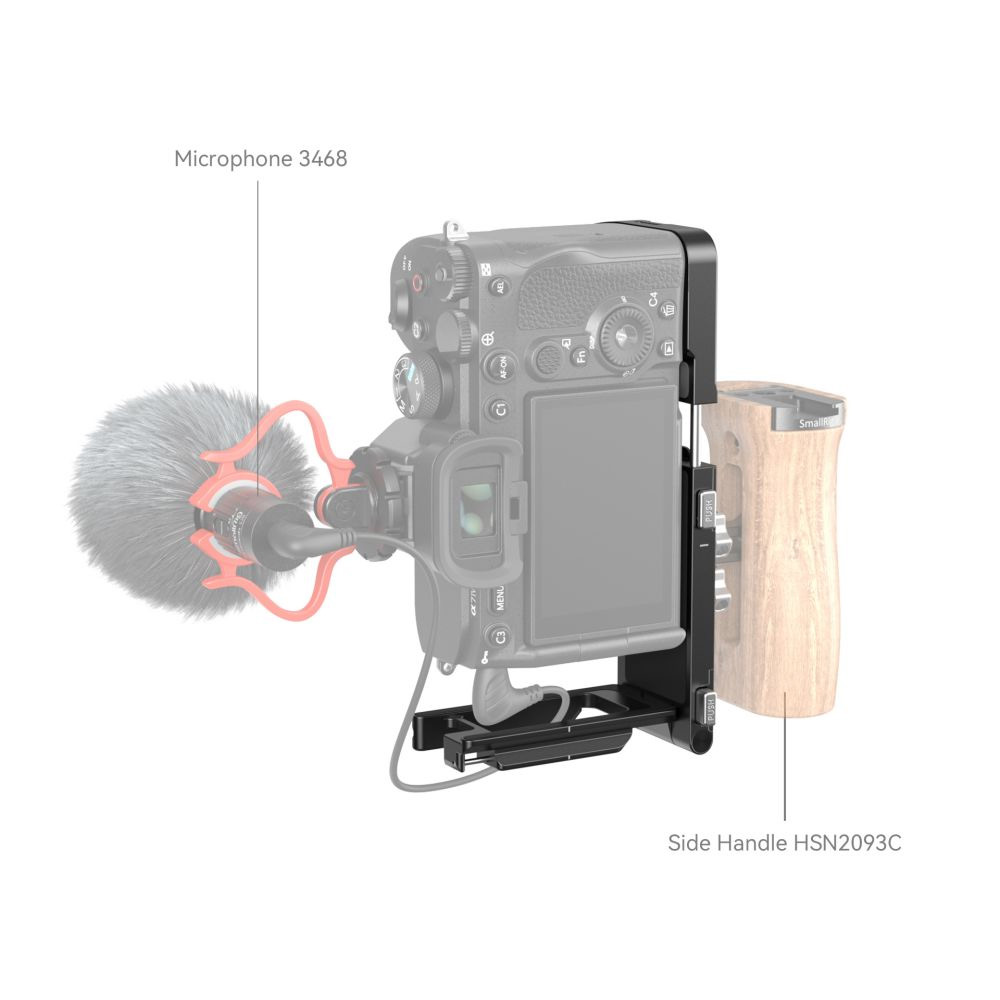 [리퍼비시 A] 스몰리그 소니 A7M5 / A7R5 / A7M4 / A7M3 폴더블 L 플레이트 3984