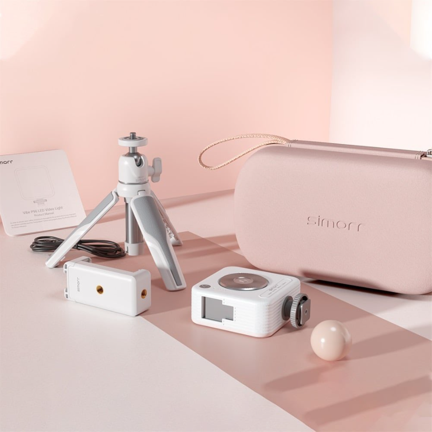 [리퍼비시 A] 스몰리그 VK-20 Kit 셀카봉 삼각대 액션캠/카메라/스마트폰 White