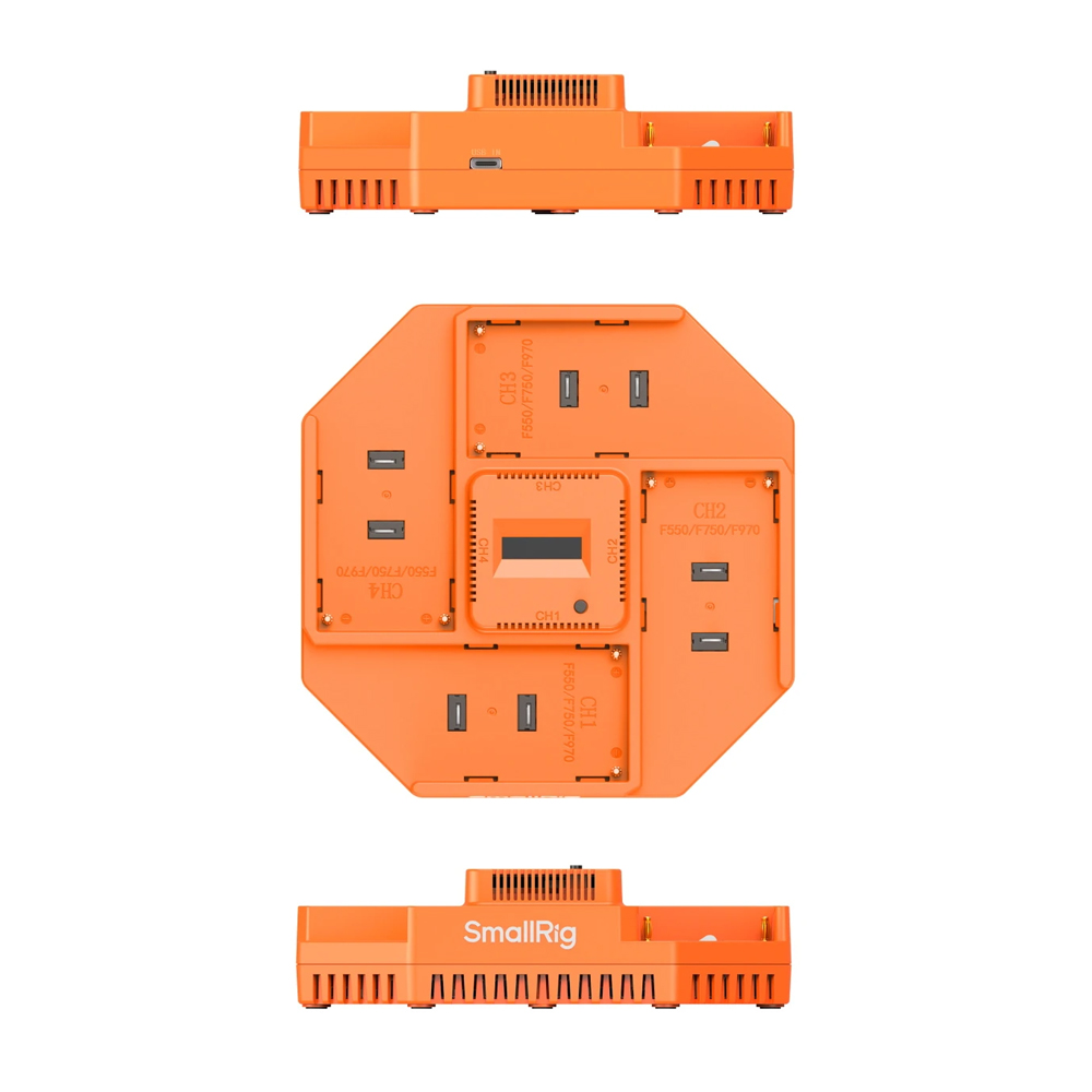 [리퍼비시 A] 스몰리그 소니 NP-F970 4채널 카메라 배터리 충전기 PD 100W 고속 충전지원 4837