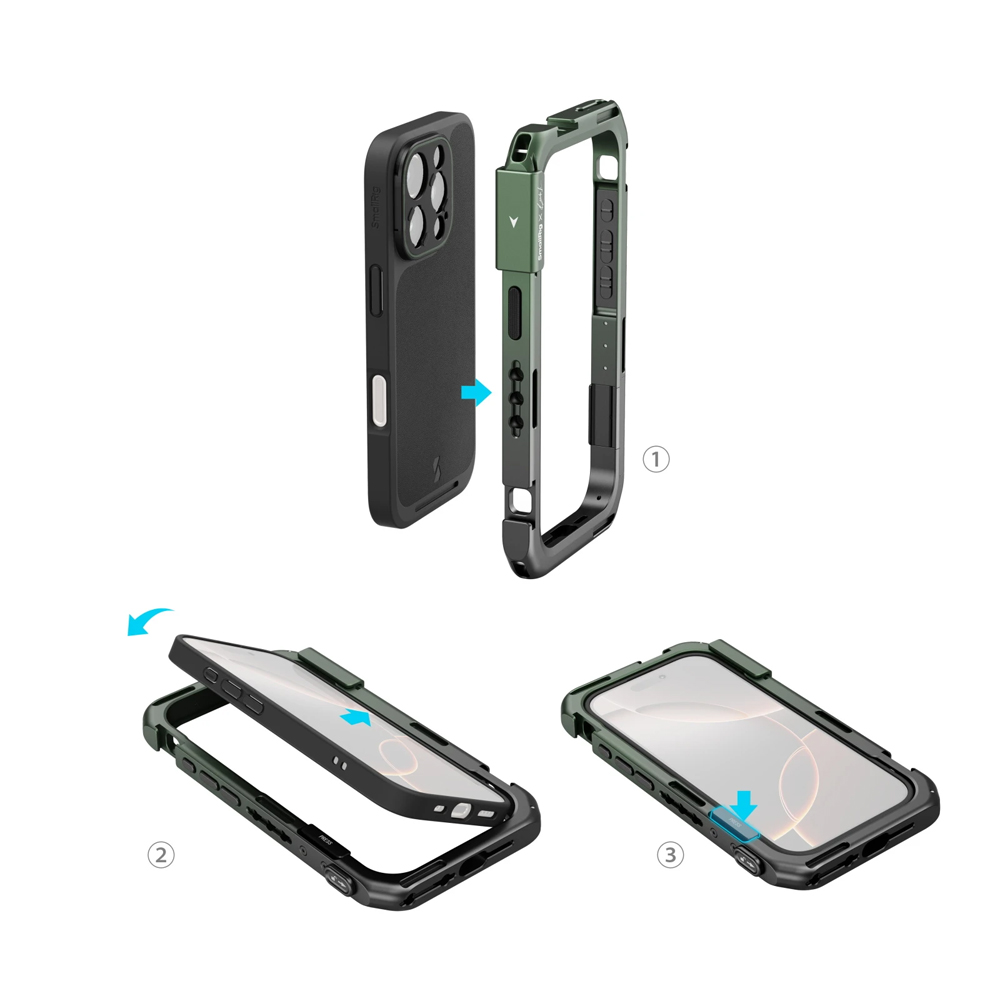 [리퍼비시 A] 스몰리그 아이폰 16 프로 맥스 비디오 케이지 키트 5001