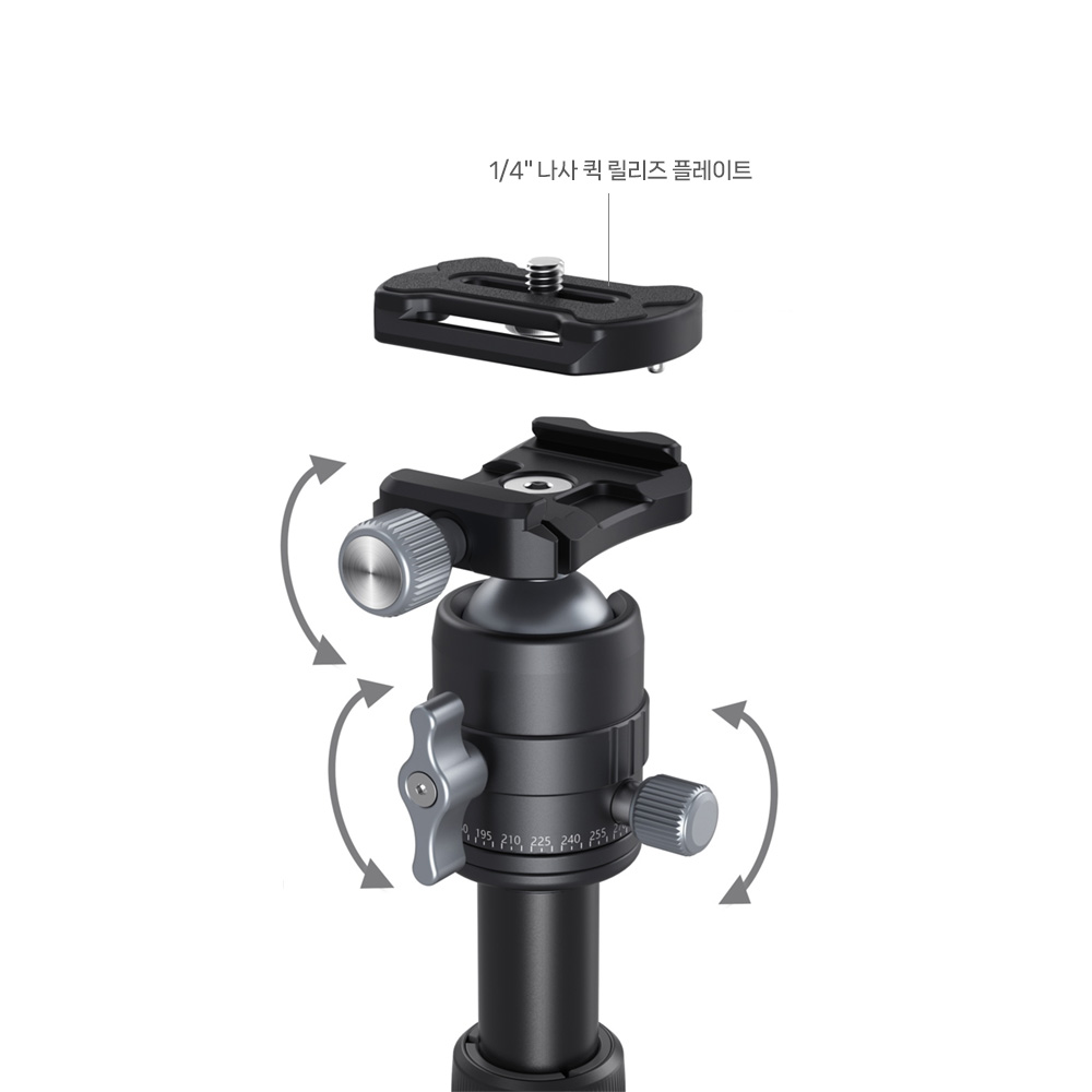 [리퍼비시 A] 스몰리그 알루미늄 휴대용 미니 삼각대 VT-20 4289