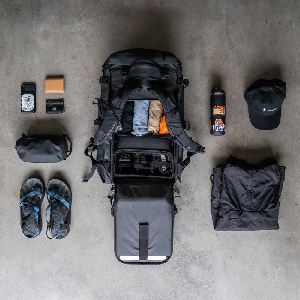 [리퍼비시 B] 원더드 펜비 백패킹 배낭 50L S/M 블랙