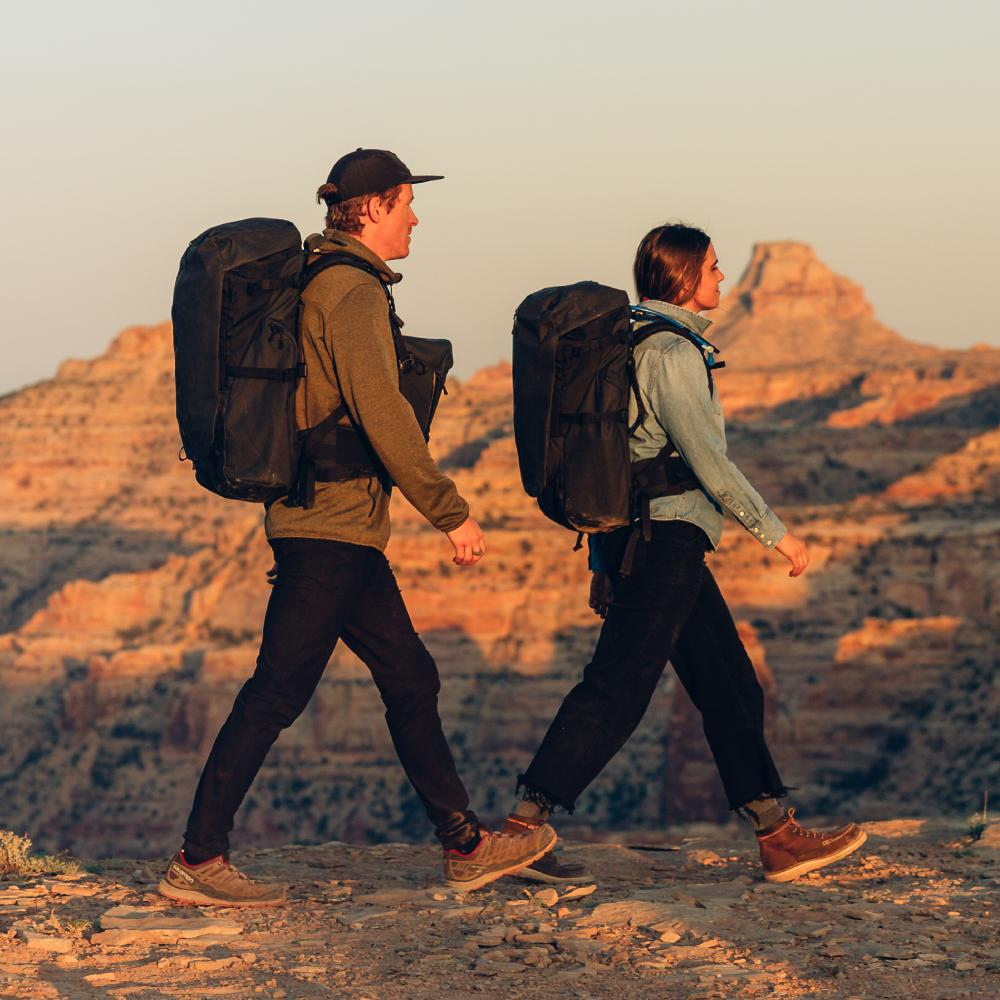 [리퍼비시 B] 원더드 펜비 백패킹 배낭 50L S/M 블랙