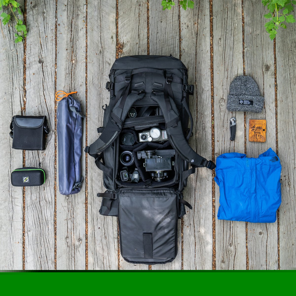 [리퍼비시 B] 원더드 펜비 백패킹 배낭 50L S/M 블랙