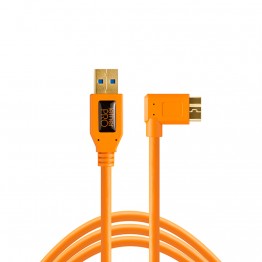 [리퍼비시 A] 테더툴스 USB 3.0 to Micro-B Right Angle 케이블