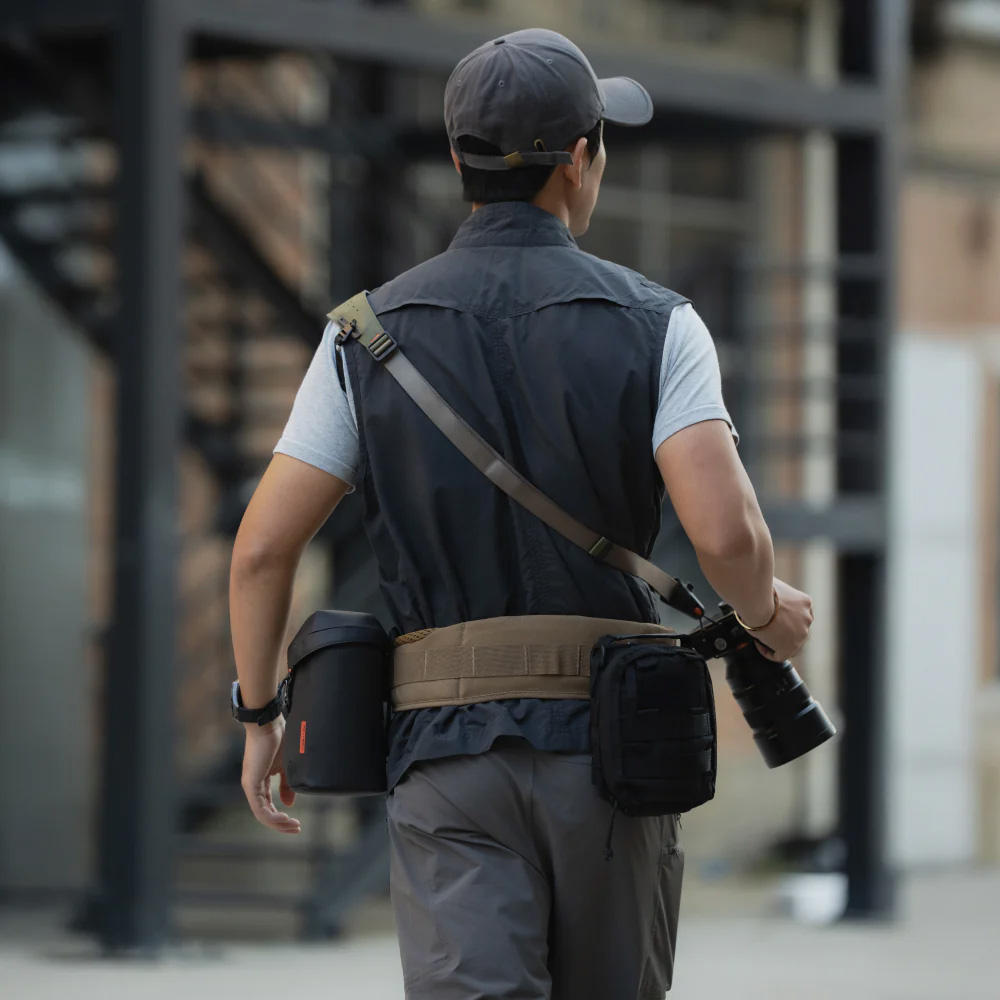 피지테크 원모 포토그래피 웨이스트 벨트 코요테브라운 P-CB-585