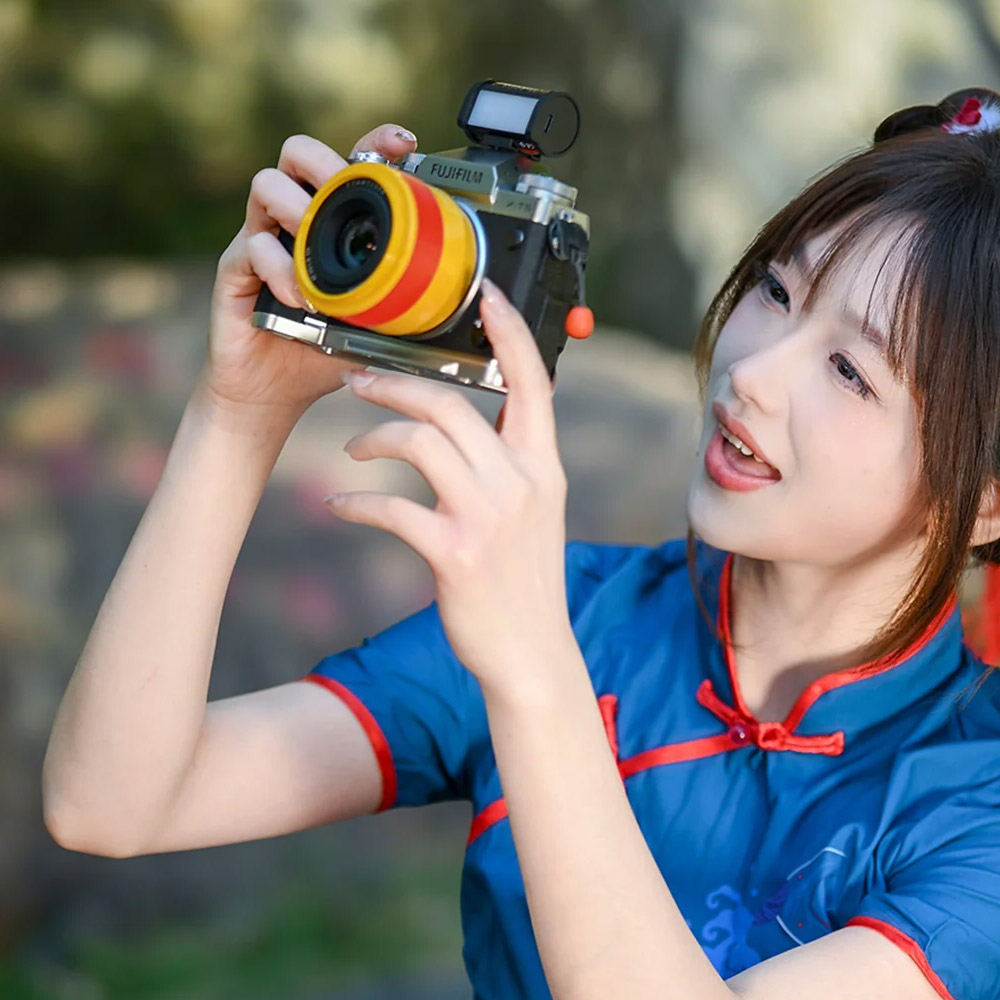 티티아티산 35mm F1.8 II 후지 X마운트 APS-C 렌즈 오렌지