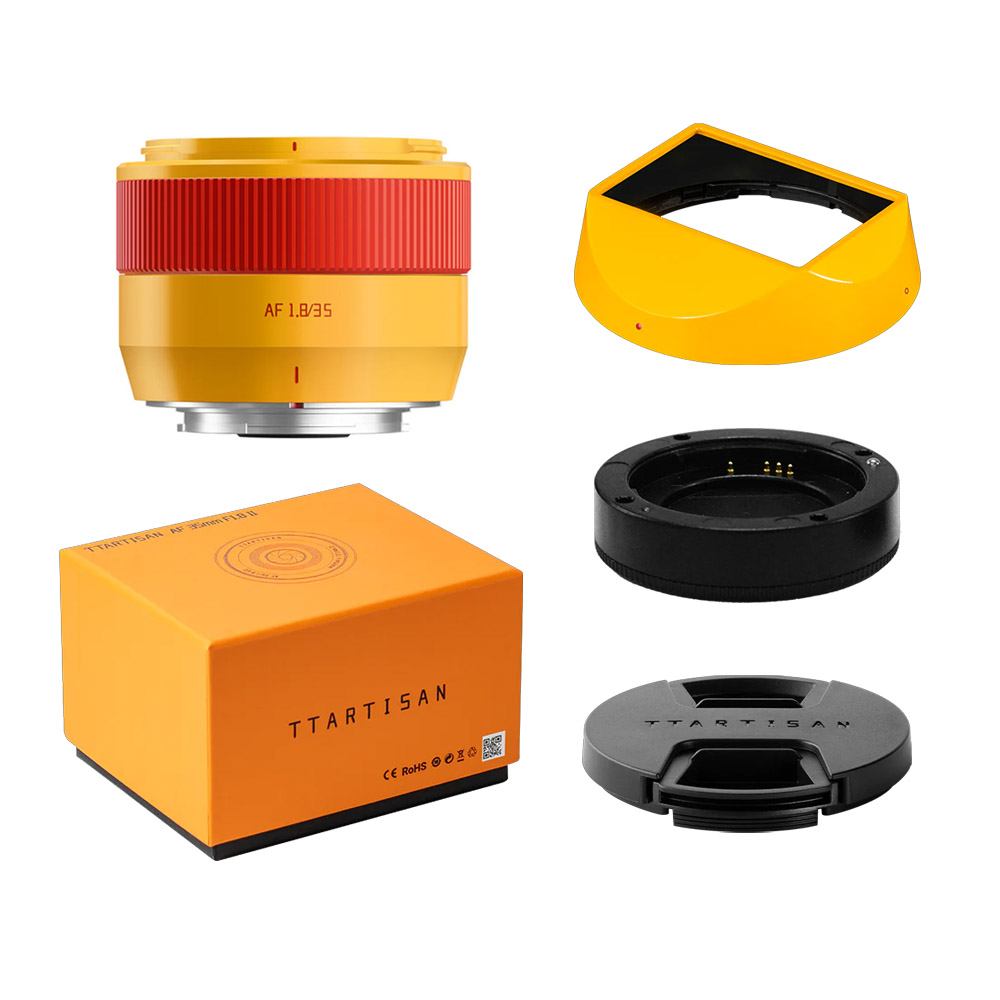 티티아티산 35mm F1.8 II 후지 X마운트 APS-C 렌즈 오렌지