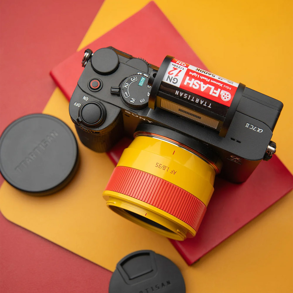 티티아티산 35mm F1.8 II 소니 E마운트 APS-C 렌즈 오렌지