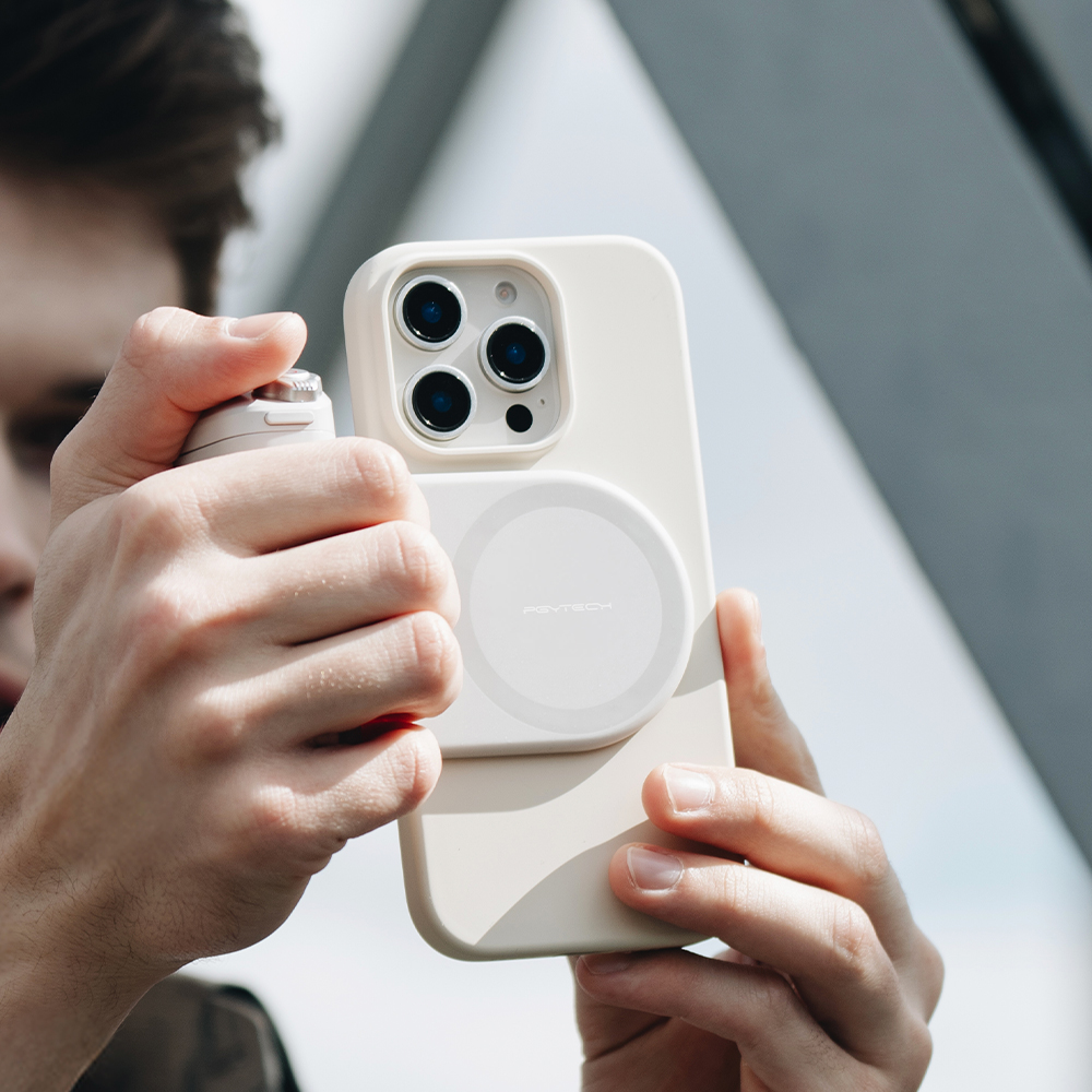 [리퍼비시 A] 피지테크 아이폰 블루투스 맥세이프 셔터그립 보조배터리 키트 그레이 P-PG-035