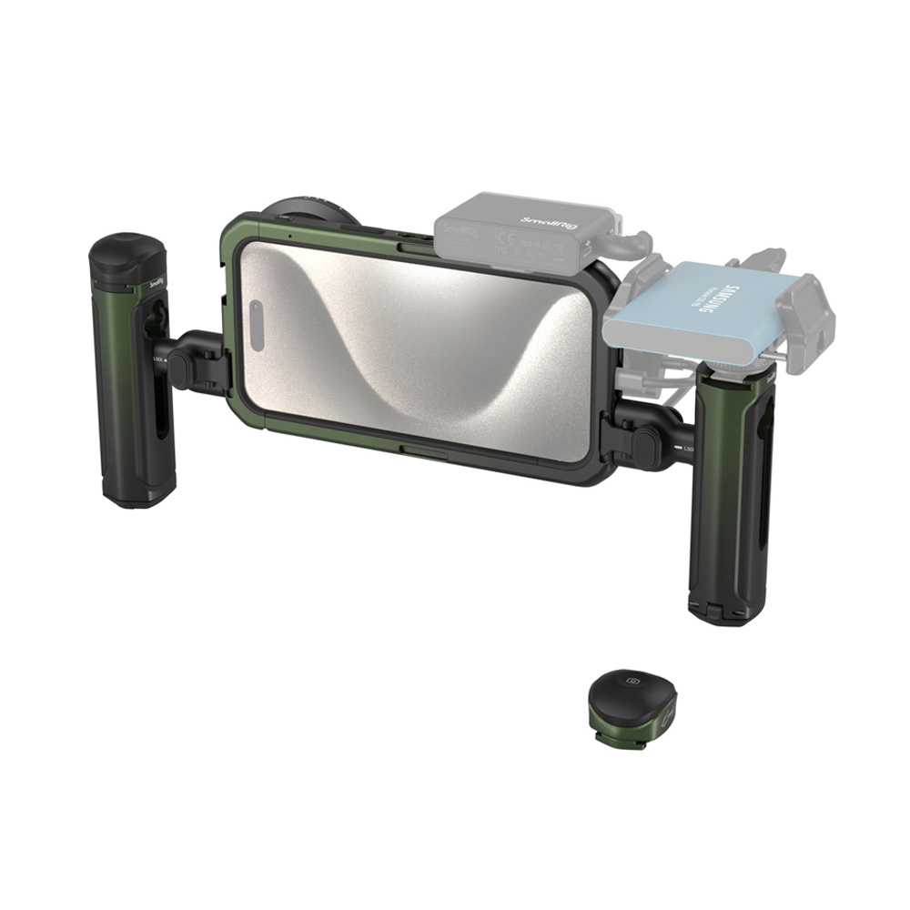 [리퍼비시 A] 스몰리그 아이폰 15 프로 맥스 듀얼 핸들 비디오 케이지 키트 4407B