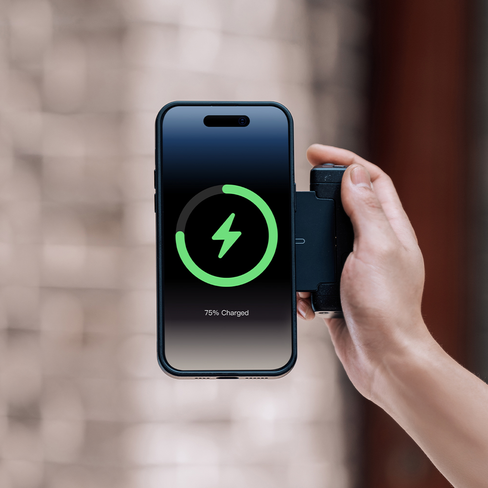 [리퍼비시 A] 피지테크 아이폰  블루투스 맥세이프 셔터그립 보조배터리 키트 블랙 P-PG-005