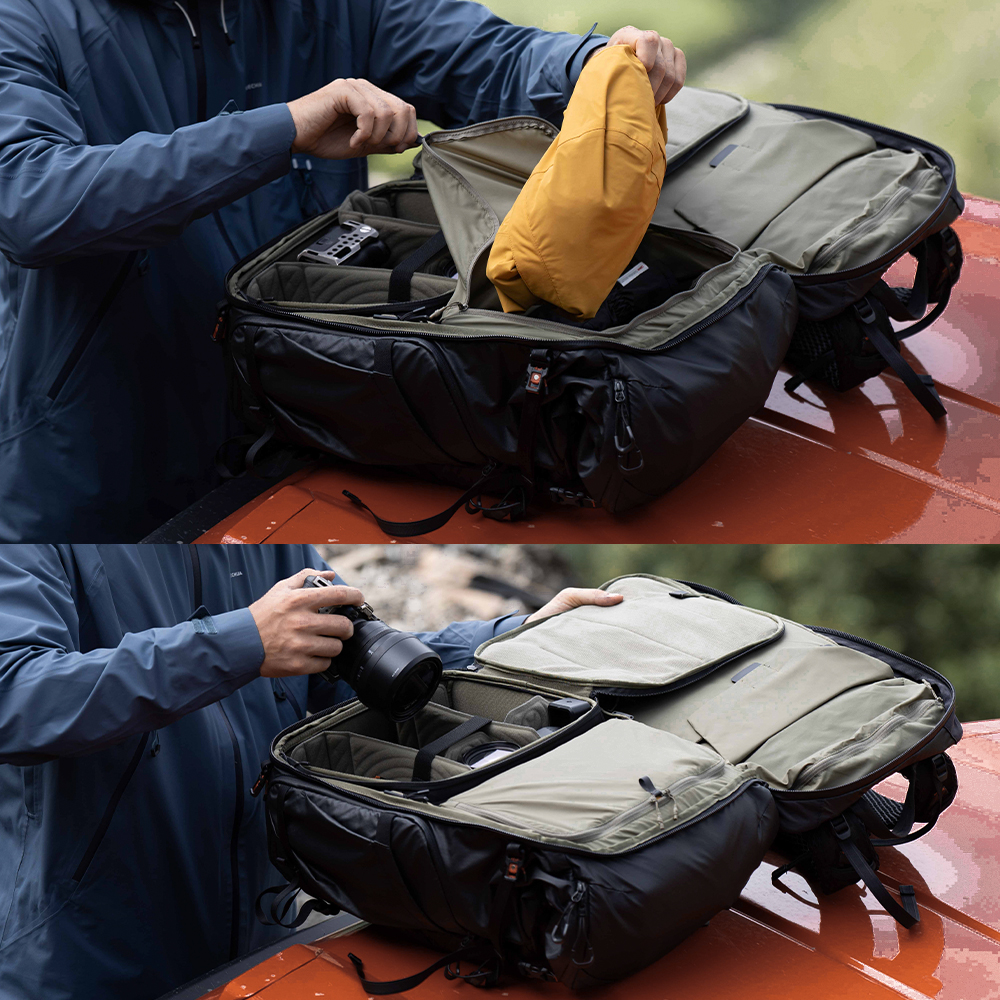 [리퍼비시 A] 피지테크 원프로 플렉스 백팩 40L 인서트M 키트 블랙 P-CB-391