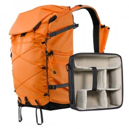[풍경사진 연구밴드 공동구매] 레오포토 BACKUP 35L 카메라 백팩 오렌지 (인서트 M 포함)