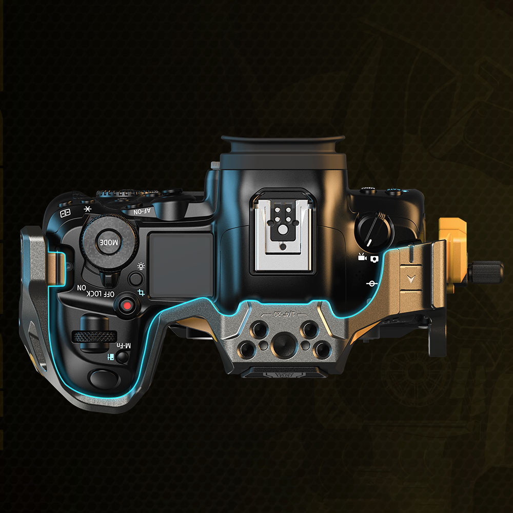 스몰리그 5608 캐논 블랙맘바 범블비에디션 EOS R8 Mark II 케이지 키트