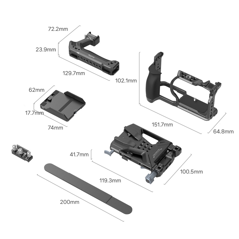스몰리그 6113 니콘 ZR 케이지 키트 호크락 퀵릴리즈