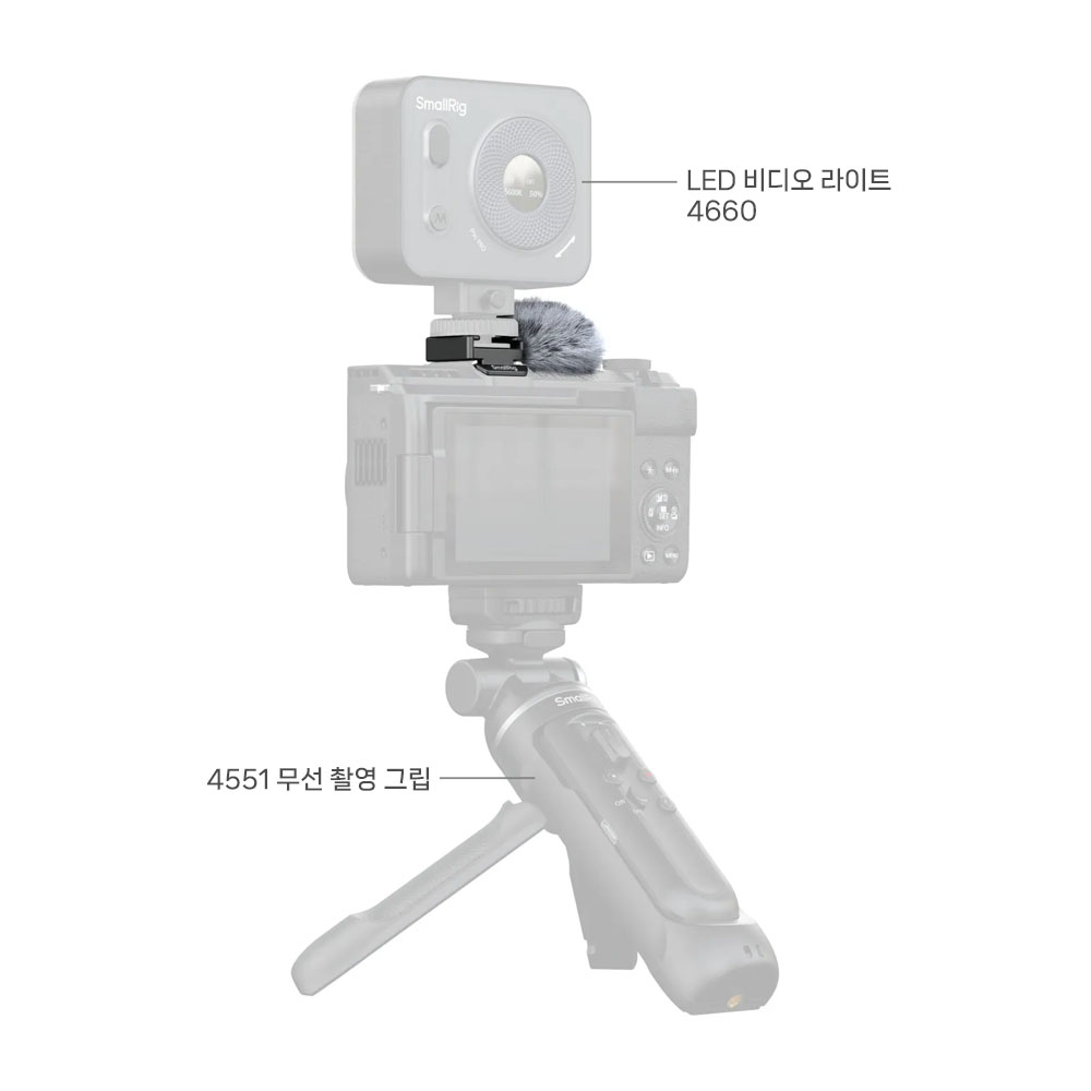 스몰리그 5989 캐논 파워샷 V1 퍼리 윈드스크린