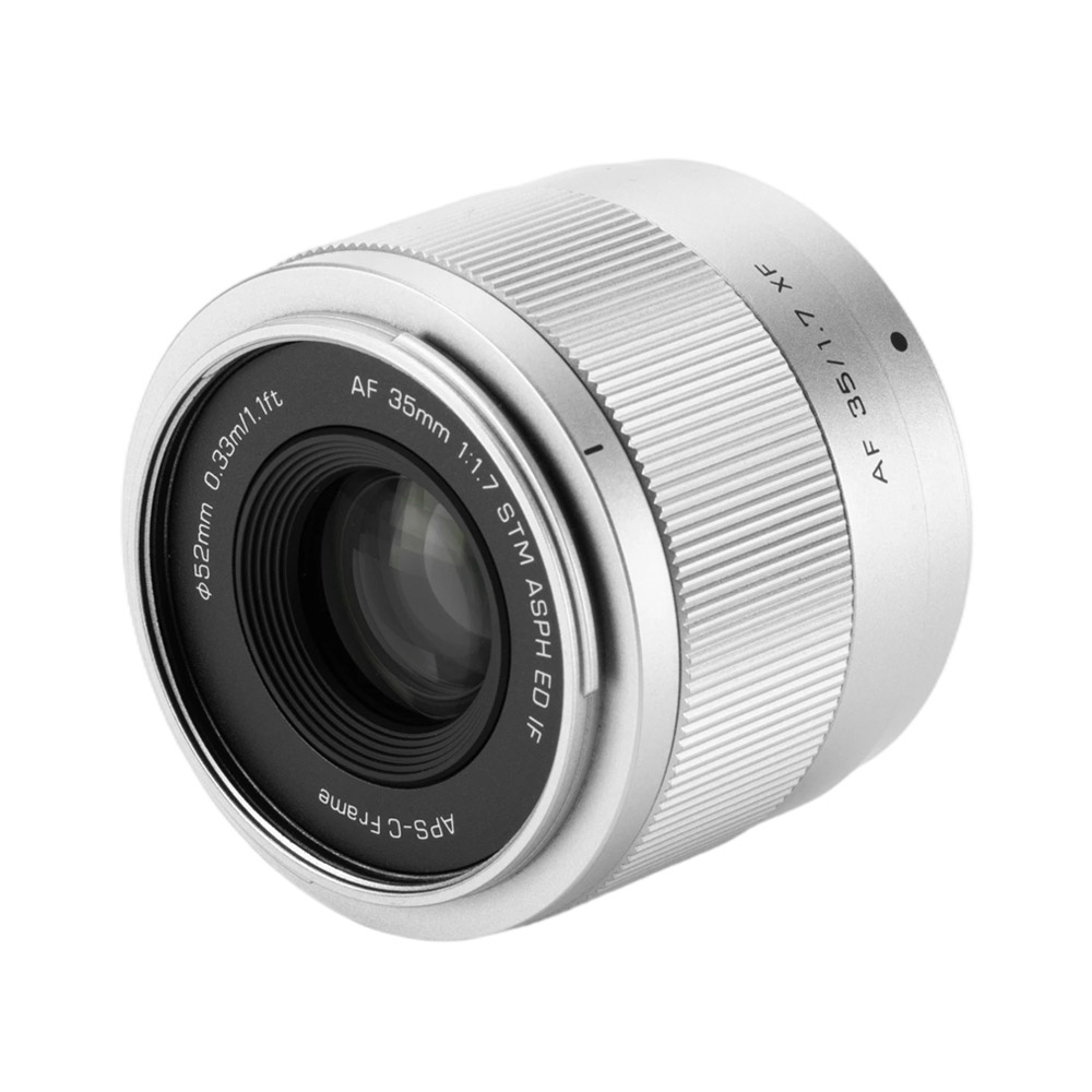 빌트록스 35mm F1.7 Air 후지 X마운트 APS-C 렌즈 실버