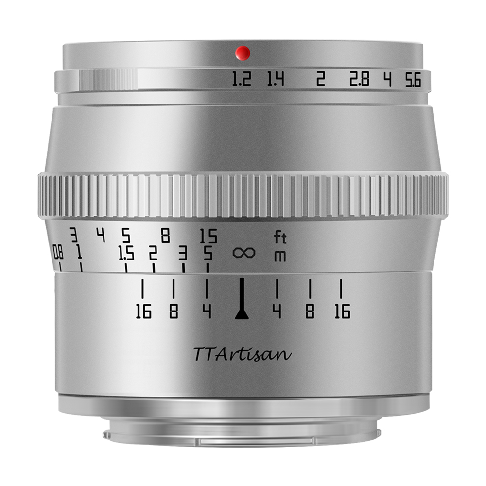 [리퍼비시 A] 티티아티산 50mm F1.2 소니 E마운트 APS-C 렌즈 실버 TTArtisan