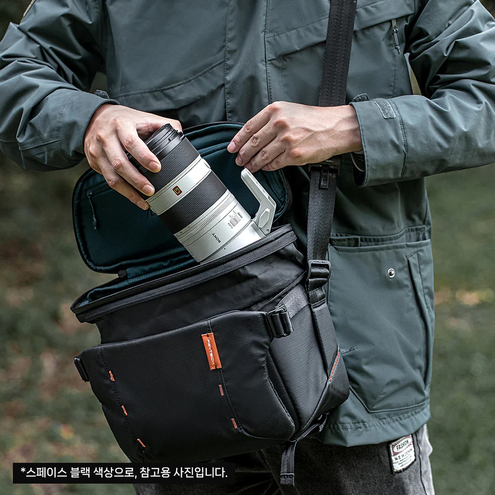 [캐논EOS클럽 공동구매] 피지테크 원모 슬링백 7L 카모 카메라 드론 짐벌 수납