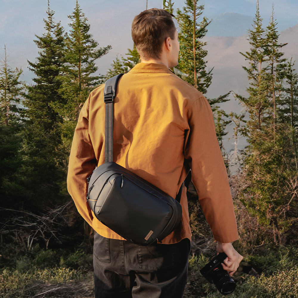 [캐논EOS클럽 공동구매] 피지테크 원고 솔로 V2 카메라 슬링백 6L 블랙 P-CB-152