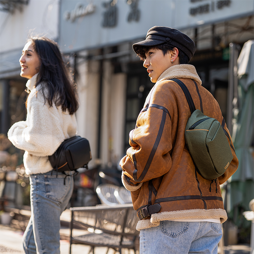 [캐논EOS클럽 공동구매] 피지테크 원고 솔로 V2 카메라 슬링백 4L 블랙 P-CB-150