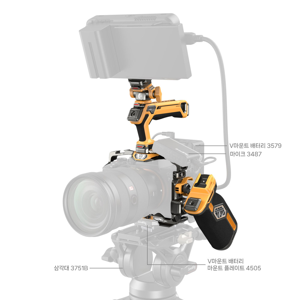스몰리그 5518 범블비에디션 소니 A7RV / A7RIV / 7SIII 호크락 케이지 키트