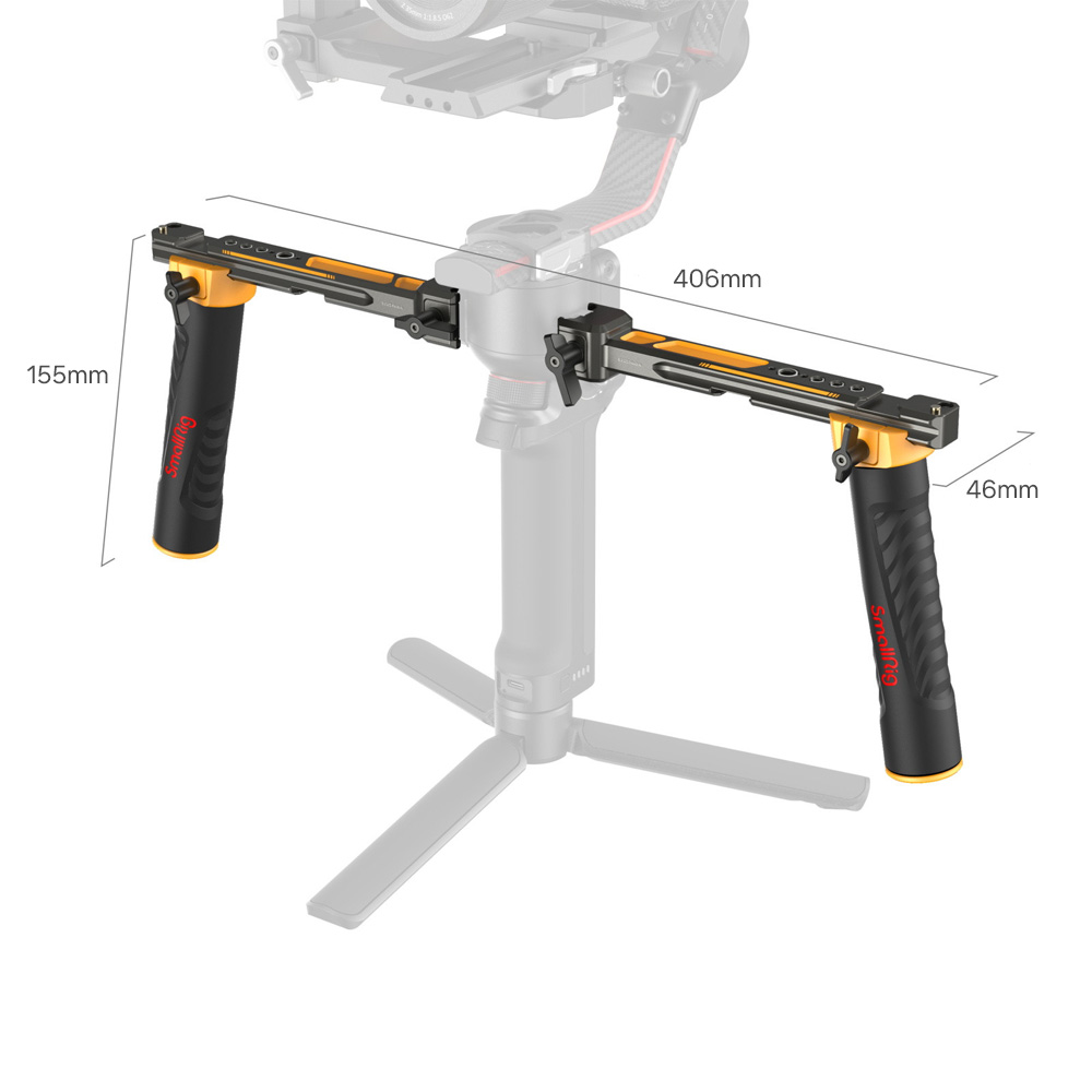 스몰리그 5526 범블비에디션 DJI RS 2/RS 3/RS 4 듀얼 핸드그립