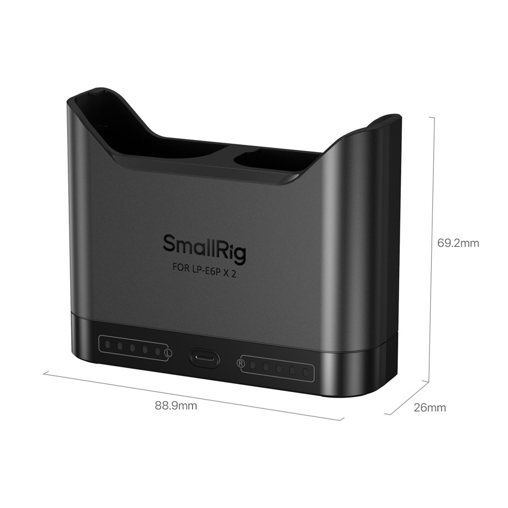 스몰리그 5490 캐논 LP-E6P 카메라 배터리 PD 3.0 고속 충전기